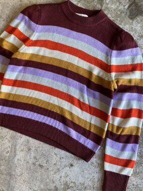 WAYF Emma Striped Sweater